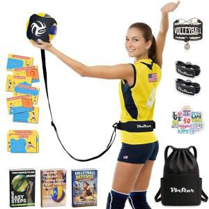 VbStar 배구 훈련 장비 지원 서브 세팅 및 스파이크를 쉽게 연습하세요 초보자 프로를 위한 훌륭한 솔로 스파이크 트레이너 완벽한 선물