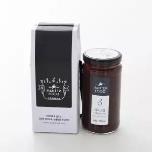 국내산 수제 무설탕 사과 아로니아 잼 400g/쨈/스프레드/과일/과일잼/과일쨈/시럽/과일시럽/식빵/토스트