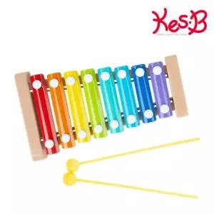 10개월 흥부자아기 연주놀이 무지개 실로폰장난감 유치원생 청각발달 건반악기 EQ IQ