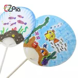 바다부채-바다탐험 5인세트/학교/유치원/들봄/늘봄/여름/공예/재료/DIY/꾸미기/초등/단체/만들기/키트