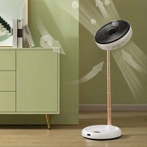 거실 저소음 접이식 탁상형 리모컨 유선 스탠드 선풍기 써큘레이터 폴딩팬