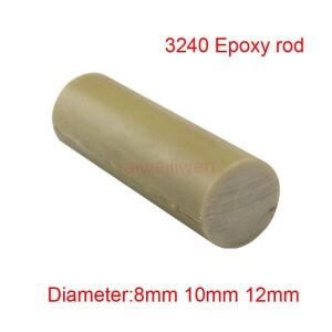 8mm 10mm 3240 에폭시 막대 epikote 바 에톡실렌 수지 스틱 유리 섬유 원형 고온 절연 50cm