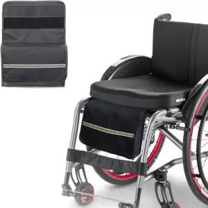 휠체어 보관 가방 아래 전동 수동 의자용 반사 스트립이 있는 전면