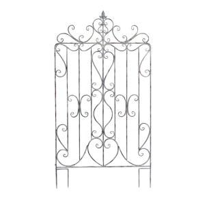 오벨리스크 레트로 식물 정원 넝쿨 울타리 흰색 능소화 인테리어 펜스