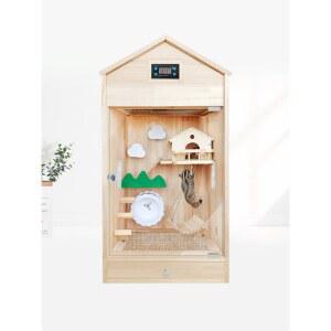 슈가글라이더 사육장 햄스터 피그미다람쥐 패키지 놀이터 선루프 40x40x60 다람쥐 조립식