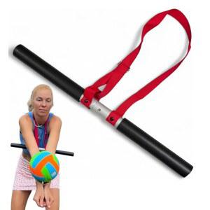 보드이 범프 패스 배구 트레이닝 키트 교정을 위한 접이식 경량 알루미늄 스틱 연습 휴대성 및 내구성 설계