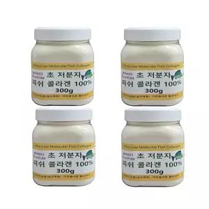 저분자 피쉬콜라겐 펩타이드 300달톤 300g x 4통