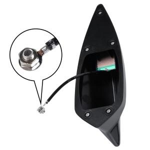 1개 범용 호환자동차 악세사리 방수 샤크핀 안테나 라디오 신호 루프 AM/FM