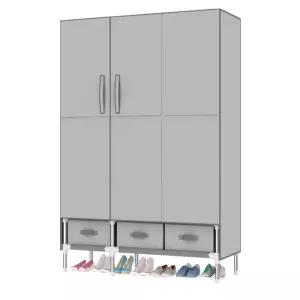 원룸 패브릭 수납장 선반 옷장 드레스룸 공간 이불 분리형 정리함 조립식