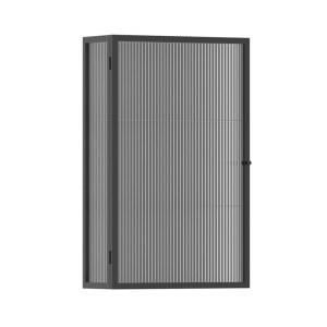 심플 모던 무지개 유리 벽장 행거장 주방 벽걸이 선반 화장실 수납장