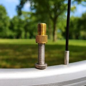 산악 자전거 프레스타 슈레더 밸브로 변환 어댑터 황동 노즐 타이어 펌프 악세사리