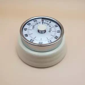 쿠킹타이머(아이보리) 요리 시계 자석 마그네틱 타이머 요리타이머 주