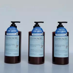 클린노트 샴푸/트리트먼트 800ml 3개