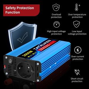 사인파 인버터 1000W-4000W DC 12V AC 220V 50hz 전원 충전기 어댑터 범호환  소켓