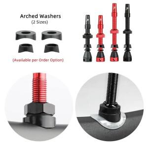 자전거 F/V 튜브리스 밸브 44 60 80mm 도구 포함 자갈 용 호환 옵션 알루미늄 합금 폴 황동 코어 프레스타