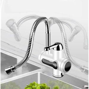 가정용 전기 순간 미니 수도꼭지 베란다 싱크대 온수기 씽크대 급속 설치