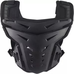 야외 스포츠를 위한 가슴 보호 모터사이클 조끼 충격 방지 통기성 등받이(블랙)