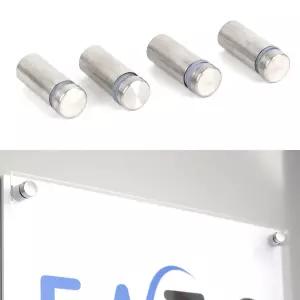 인테리어 게시판 유리 액자 아크릴 간판 고정 스텐 다보 12X30mm 4개입