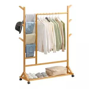 원목 옷걸이 바지걸이 우드행거 조립식 멀티형