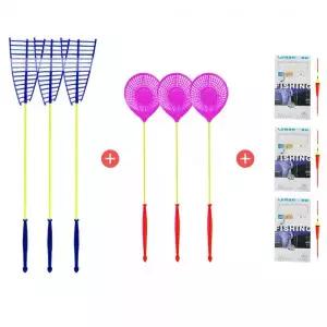 빙어 3인 낚시세트(견지대 빙어바늘 얼음뜰채) 견지낚시 낚시대 미니낚