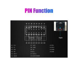 자동차 오디오 MP5 플레이어 전원 케이블 안드로이드 호환 라디오 스테레오 GPS 중앙 멀티미디어 악세사리