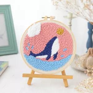 펀칭 니들 프랑스 자수 세트 취미 키트