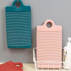 세탁용품 손빨래판 세면대 미니 빨래판 속옷 양말 핸디 핑크