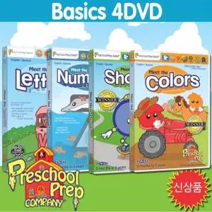 프리스쿨 프랩-베이직스 4DVD(Basics :4 DVD) : NO.1 유아영어 대표작!