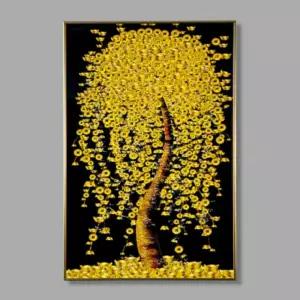 돈들어오는 엽전 돈나무 그림 풍수 인테리어 보석 액자