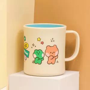 라인프렌즈 582251 미니니 키요 더블 컬러 핸들 컵/큐티/캐릭터/키즈/어린이/유아/아동/주니어/가정/주방