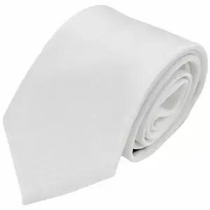 [하프클럽/엘르 잡화]엘르옴므 패션넥타이-솔리드 화이트 7.5cm