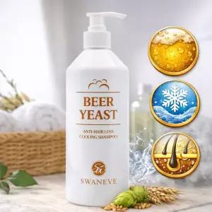 스와니브 맥주효모 탈모완화 쿨링샴푸 500ml 비오틴 두피 비듬 약산성 샴푸
