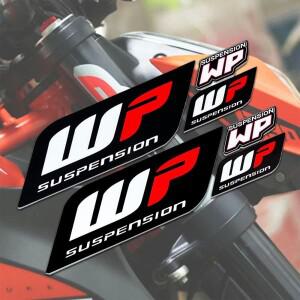 바이크 오토바이 바디 서스펜션 프론트 전면 포크 앞유리 헬멧 스티커 KTM Voge Kawasaki WP 용 호환 모토