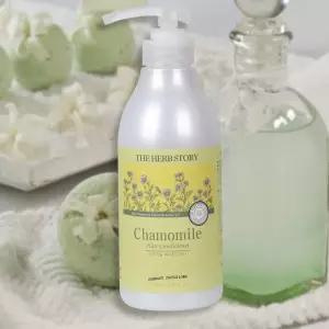 더허브스토리 린스 헤어 컨디셔너 캐모마일 500ml/케어/데일리/향기/트리트먼트/남자/청소년/고급/머릿결