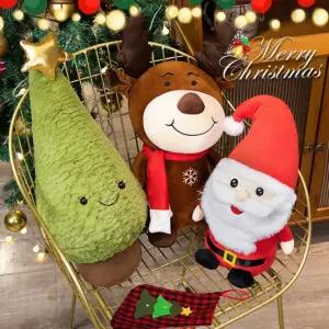 크리스마스 캐릭터인형 산타 루돌프 트리 귀여운 장식용 친구 선물 보들보들 아담한 아이템