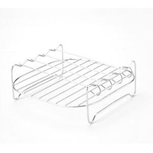 꼬치 사각 에어 프라이어 그릴 스티머 스테인레스 스틸 바베큐 브래킷포함 야외 세트