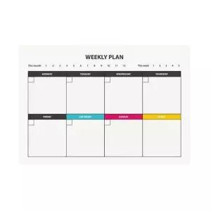 [셀러에이드]메모보드(주간플래너 가로) A4 297x210PP1008)
