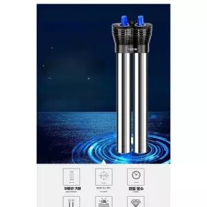 YEE 스테인리스 방폭 거북이/어항 히터 수조용 25W순강길이19cm 자동온도 초단