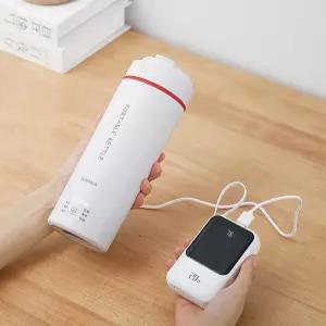 usb 전기포트 무선 텀블러 주전자 온수 휴대용 물끓이기용 충전식 스텐 단열 여행용 캠핑