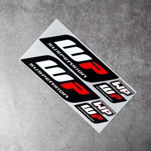 반사 Wp 서스펜션 스티커 바이크 오토바이 악세사리 충격 흡수 장치 데칼 ktm KONDA SUZUKI KAWASAKI 용 호