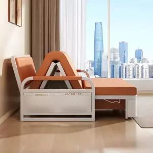 방수가죽 소파베드 매트리스 접이식 다기능 패브릭 각도조절 인조가죽 쇼파 겸용