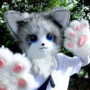 퍼슈트 인형탈 고양이 분장 행사복 파티 한쌍 축제 동물옷 의상 할로윈의상