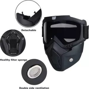 페인트볼 마스크 안개 방지 오토바이 사이클링 스키 할로윈 CS 게임 코스프레를 위한 풀페이스 전술 고글