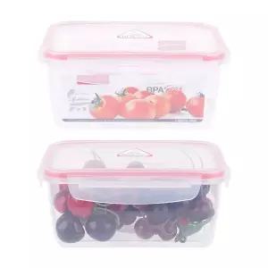 국산 직사각 냉동실 정리 밀폐 용기 과일 통 1000ml