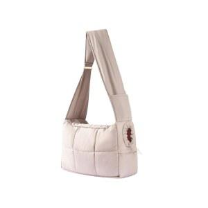 주머니가 있는 HEVOY 미니 강아지 지갑 캐리어, 안전한 하네스 클립이 따뜻하고 귀여운 반려동물 가방, 외출용 고양이 숄더백, 가벼운 야외용 훈련된 핸드백(그레이, 원 사이즈)