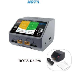 HOTA D6 Pro AC 200W DC 650W 15A D6 DC 2X325W 2X15A 충전기(1-6S Lipo LiHV/NiZn/Nicd/NiMH 배터리용 무