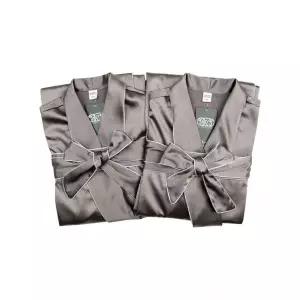 알콩단잠 커플실크가운 신혼부부선물 샤워로브 나이트가운