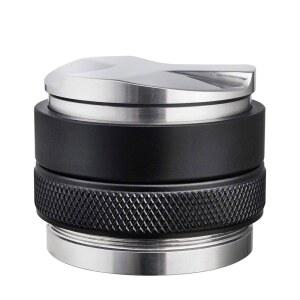 MATOW 58mm 커피 유통업체 및 변조기, 듀얼 헤드 레벨러, 포터 필터에 적합, 깊이 조절 가능한 증가 - 전문가용 에스프레소 핸드 변조기