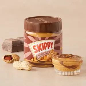 스키피 초콜릿 스트라이프 땅콩버터 350g