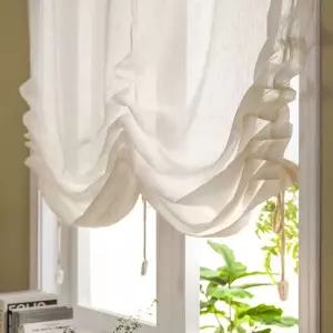 로만쉐이드 린넨 커튼 거실 포인트 커텐 라이트 안방 블룸 로만셰이드 마소